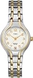 Timex Women's Elevated Classics T27191 Silver Stainless-Steel Quartz Watch with White Dial