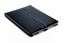 M-Edge Platform Genuine Leather Kindle DX Jacket (Fits 9.7" Display, Latest Generation Kindle DX), Smooth Black