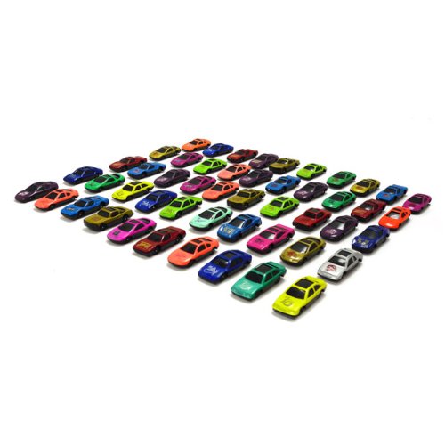 Logitoys - RDF95056SJC - Véhicule Miniature - Pack 50 Voitures - Métal
