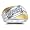 14k Two Tone Channel Set Men's Ring (H/I1, 1ct. tw.)