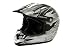 Raider MX Helmet for Go-Karts - X-Large Size, Silver, Model# 24-876