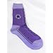 Lavender Converse-style High Top Sneaker Socks