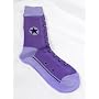 Lavender Converse-style High Top Sneaker Socks