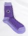 Lavender Converse-style High Top Sneaker Socks