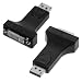HDE Display Port Male to DVI Female Adapter