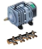 Active Air Commercial Air Pump with 6 outlets, 45 lt per minute