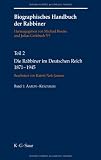 Die Rabbiner Im Deutschen Reich 1871-1945: 2 (Biographical Handbook of Rabbis)