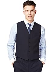 Limited Collection Slim Fit 5 Button Plain Waistcoat