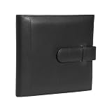 Royce Leather 10 CD Holder - Leather (Black) Picture
