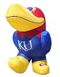 Kansas Big Jay - 6 Foot Tall Inflatable Mascot