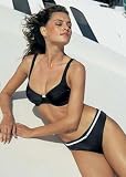 Design Bügel Bikini Schwarz mit Ziergürtel
