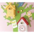 Pottery Barn Kids PBK Flower & Bird Cuckoo Clocks