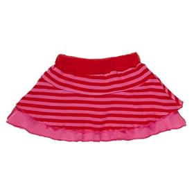 Rockabye-Baby Reversible Skirt (Red/Pink, 12-18 Months)