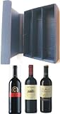Wein Geschenkset, Sortiment sehr gute italienische Rotweine in 3er Präsentbox, auf Wunsch mit persönlicher Geschenknachricht (ohne Aufpreis)
