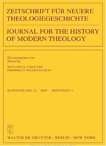 Zeitschrift für neuere Theologiegeschichte
