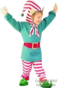 Child's Toddler Christmas Elf Costume (2-4T)