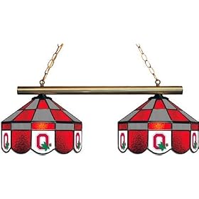 NCAA Ohio State Buckeyes 2-Light Executive Game Table Lamp