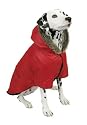 Red Fur Trimmed Parka - XSmall