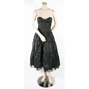 Click here to buy BCBG BLACK SILK TAFFETA A-LINE PARTY DRESS NEW 12 by BCBGMAXAZRIA.