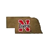 Nebraska Cornhuskers NCAA State Shaped Stepping Stone