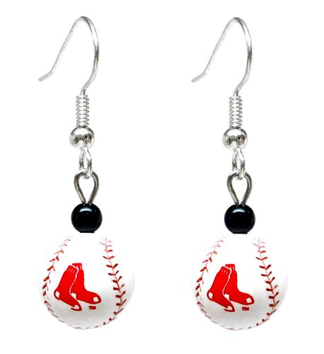 Boston Red Sox - MLB Mini Baseball Dangle Earrings