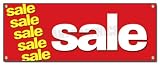 SALE -Outdoor Vinyl Banner- clearance retail sign signs