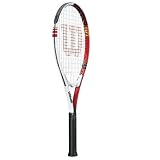 Wilson 2012 Federer 110 Tennis Racquet - Red/Black/White