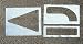 (Price/1 SET)3-Piece Arrow Parking Lot Stencil Set