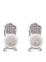 Silver One Pendientes Amiqui Diamantado Zirconium