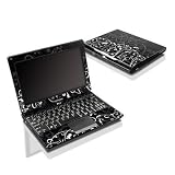 B&W Fleur Design Protective Skin Decal Sticker for ASUS EEE Touch T91 PC Notebook Laptop