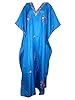 Mogul Silk Embroidered Kaftan Bohemian Long Maxi Caftan Dress for Womens