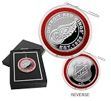 Detroit Red Wings Silver Coin Ornament
