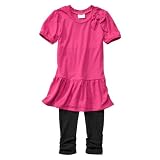 Infant Toddler Girls' Xhilaration® Pink Short-sleeve 2 pc Dress/Legging Set