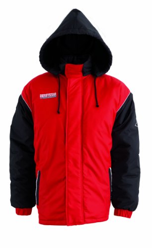 DERBYSTAR Herren Coachjacke PRIMERA, rot / schwarz, XL, 6535060320