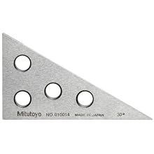 Mitutoyo 010014 Angle Blocks Set, +/- 40 sec Accuracy, 30/60/90 Degree Angles