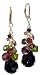 Earth Teardrop Cluster Earrings
