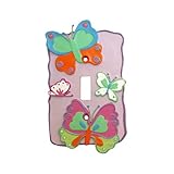 Sparkle Butterfly Single Switch Plate