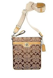 Coach Signature Hamptons Swingpack Messenger Bag 40688 Camel