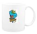 Mug with violet,