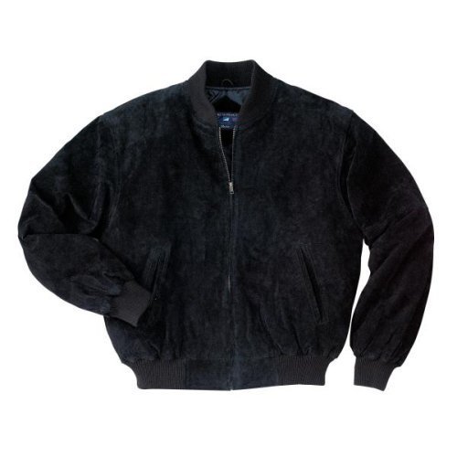 Port Authority Sueded Leather Letterman Jacket