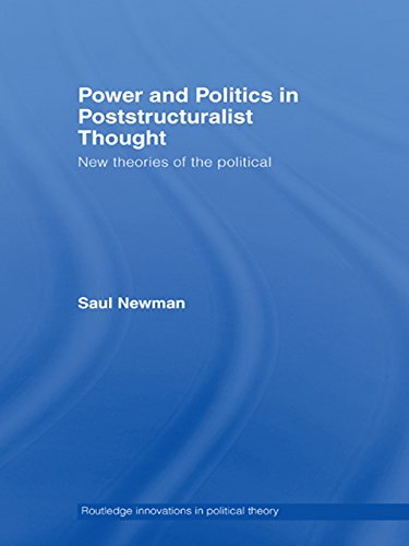 Power and Politics in Poststructuralist Thought: New Theories of the Political (Routledge Innovations in Political Theory)