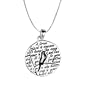 Sterling Silver "A True Friend Is Someone Who Knows the Song In Your Heart And Can Sing It Back To You When You Have Forgotten The Words" and  "Sing" Reversible Bird Pendant, 18"