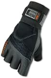 ProFlex 910 Impact Glove with Wrist Support, Black, Small