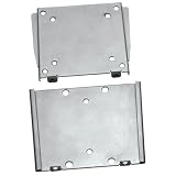 Mustang MV-STAT1 - Mounting kit for flat panel - steel - screen size: up to 24" - mounting interface: 100 x 100 mm, 75 x 75 mm - wall-mountable