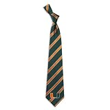 Miami Hurricanes NCAA Woven 1 Mens Tie (100% Polyester)