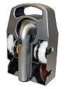 Deluxe Shoe Shine Caddy (Battery Powered Shoe Polishing Kit-8pc Set)