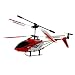 X107 3Ch Aluminium Rc Gyro Micro / Mini Remote Control Helicopter in Red