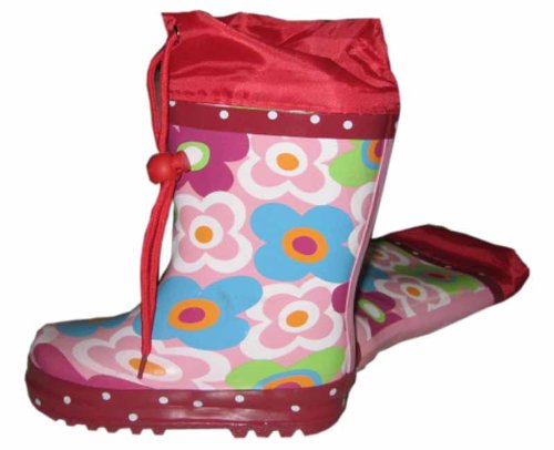 Kindergummistiefel mit buntem Muster