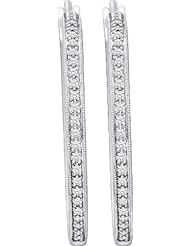 1.0CT-DIA FASHION HOOPS