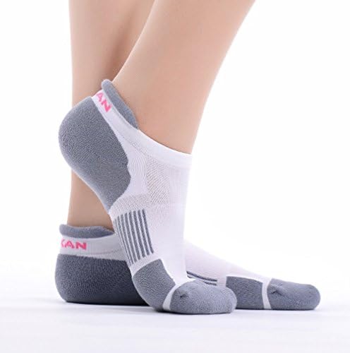 llcycling Compress Socks for Athletic Run Sport and cycling5-6.5white